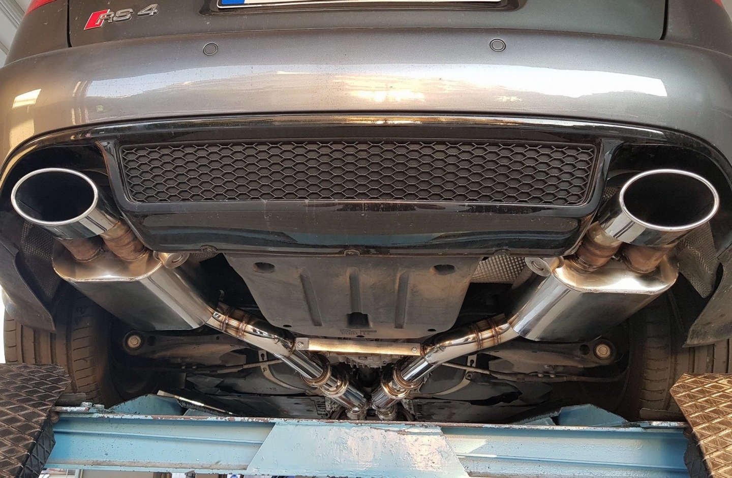 Audi RS4 full inox exhaust